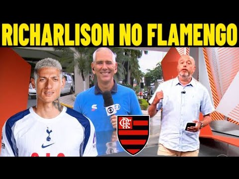 GLOBO ESPORTE FLAMENGO (09/01/2026) MINHA NOSSA! RICHARLISON NO FLAMENGO? BAITA CONTRATAÇÃO NO FLA