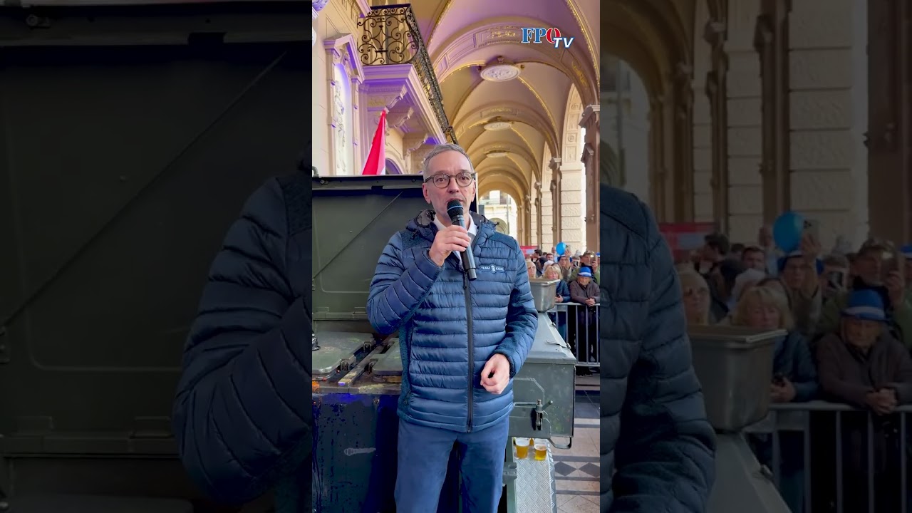 Herbert Kickl mit klaren Worten bei unserem Neutralitätsfest in Wien🇦🇹💪
