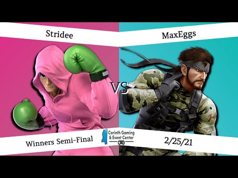 Winners Semi-Final - Stridee (Little Mac) Vs. MaxEggs (Snake) - CGAEC (2/25/21)