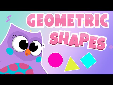 Aprenda as FORMAS GEOMÉTRICAS em Inglês! 🥰 Learn With Bubu