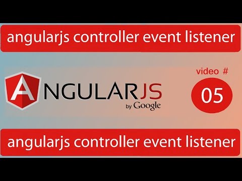 angularjs controller event listener