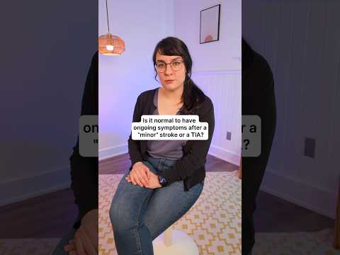 Is it normal to have ongoing disability after a TIA or “minor” stroke? #disability #stroke