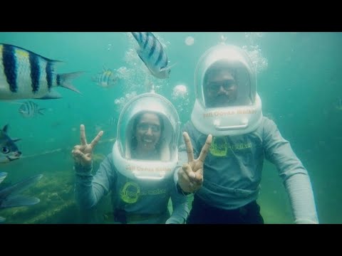 Underwater sea walk in Bali