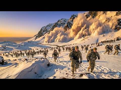 U.S, Argentina & Peru Soldiers Climb Dangerous Antuco Mountain.