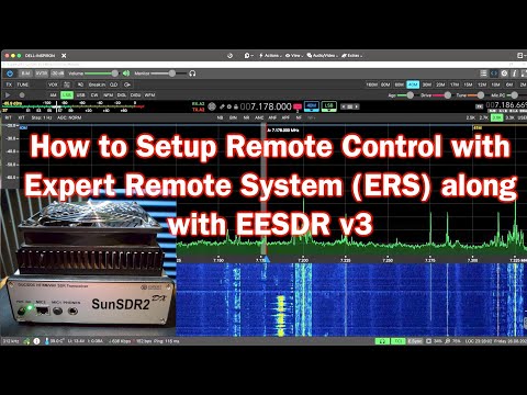 Remote Control SunSDR2 DX | EESDR v3 Remote Via Expert Remote System  (ERS) | Expert Electronics