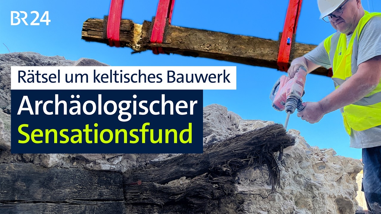 Sensationsfund 2.400 Jahre alte Eichenbalken: Forscher rätseln über Kelten-Anlage I BR24 vor Ort