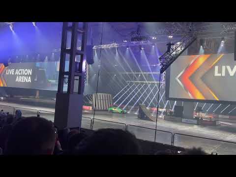 Terry Grant crash - Autosport show live arena 2023