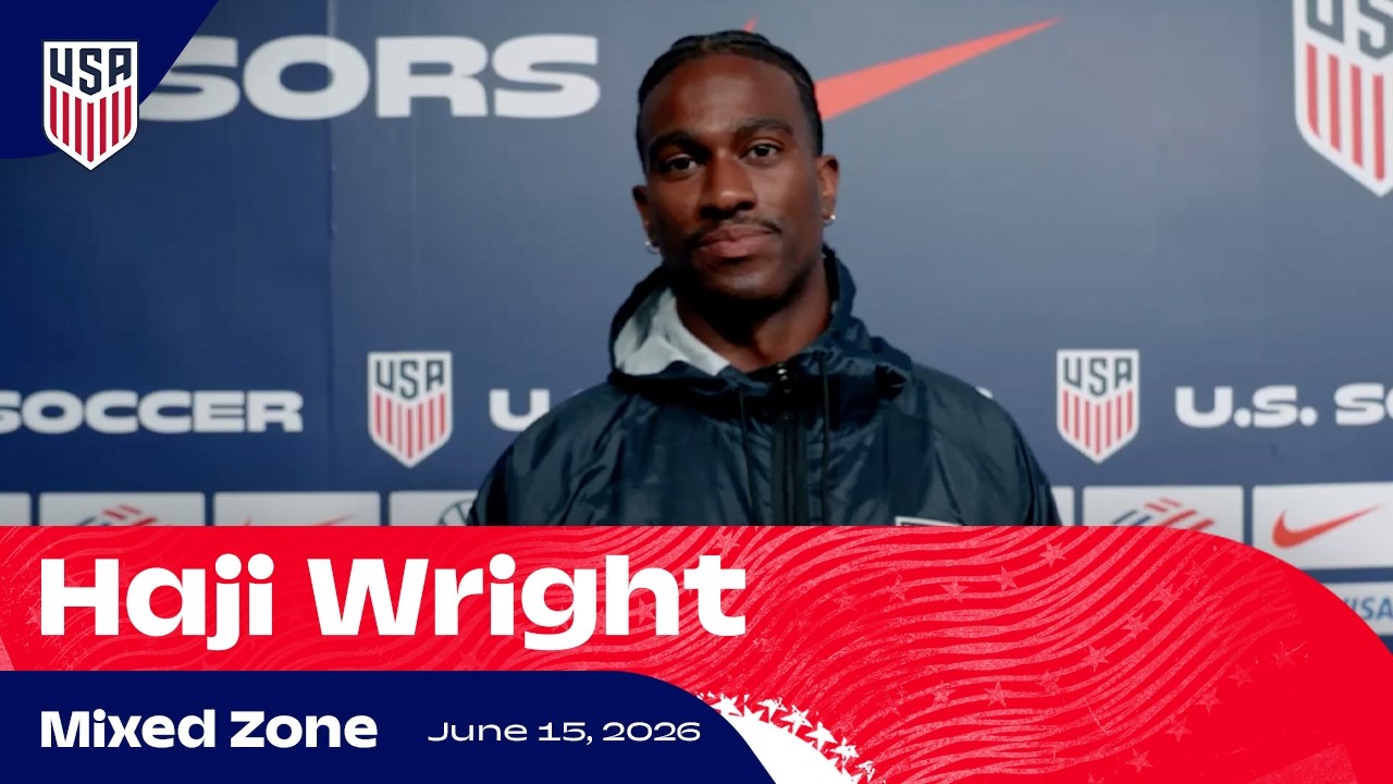 Haji Wright | Mixed Zone | 2026 FIFA World Cup | June 15