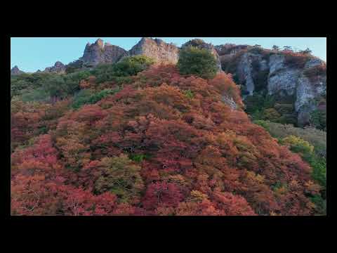 日本三大渓谷美、小豆島国立公園 寒霞渓Kankakei National Park on Shodoshima, one of Japan's three most beautiful valleys