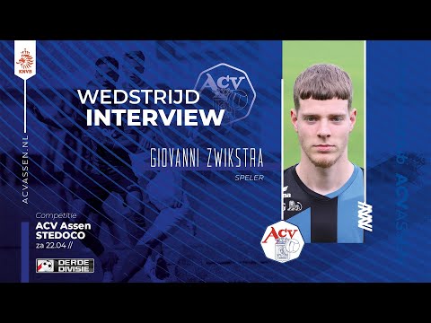 Interview Giovanni Zwikstra na afloop van ACV - SteDoCo