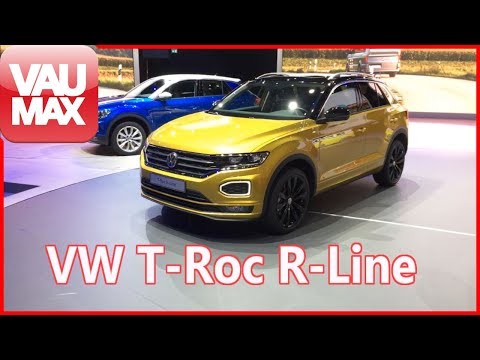 VW T-Roc R-Line // IAA 2017 // Die Details zum T-Roc im sportlichen Look // VAU-MAX.tv kompakt