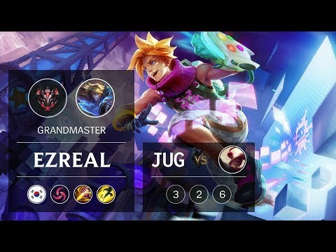 Ezreal Jungle vs Lee Sin - KR Grandmaster Patch 9.5