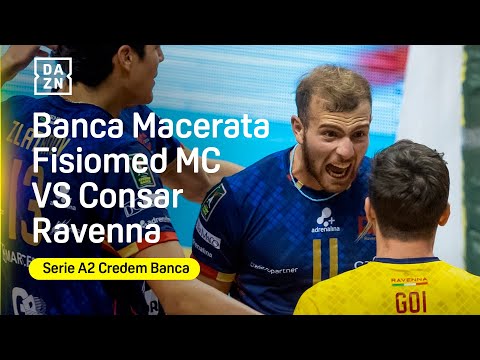🔴 LIVE: Banca Macerata Fisiomed MC - Consar Ravenna | Serie A2 Credem Banca