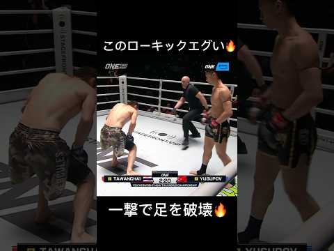 ONEムエタイ王者タワンチャイ🔥#vs #野扖正明 #k1 #one #champion #ko #shorts #格闘技 #キックボクシング