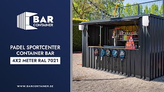 Barcontainer Padel Sports Center 4x2 XL