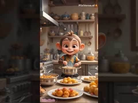 “Baby Monkey Runs an Orphanage 🐒❤️ | Rilo Anathashram Story”#shorts #shortvideo #monkey