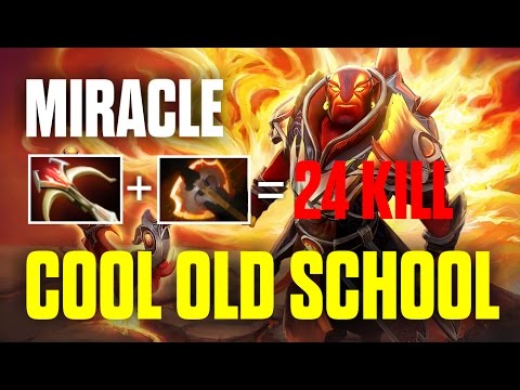 Epic Gameplay Old School Ember Spirit 24 kill Meta 7.04 by Miracle - Top MMR Pro Player | Dota 2