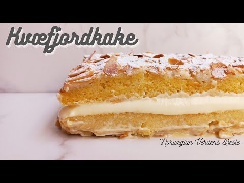 KVÆFJORDKAKE | VERDENS BESTE - NORWEGIAN WORLD'S BEST CAKE | Velly Pricilya