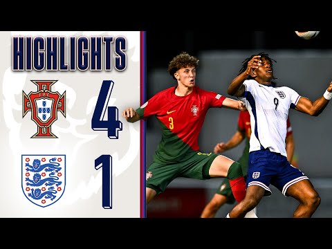 Portugal U17 4-1 England U17 | Young Lions Suffer Group D Defeat v Portugal | UEFA U17 EUROs