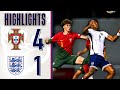 Portugal U17 4-1 England U17 | Young Lions Suffer Group D Defeat v Portugal | UEFA U17 EUROs