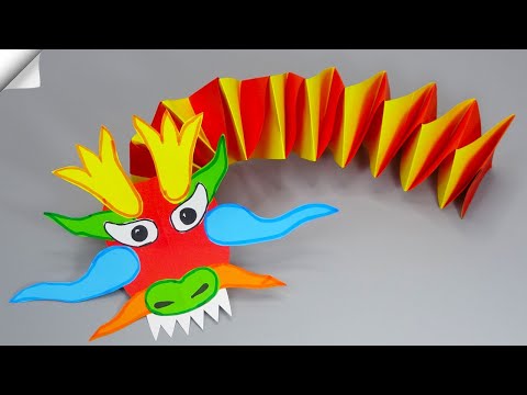 How to make a paper dragon Paper DRAGON symbol 2024