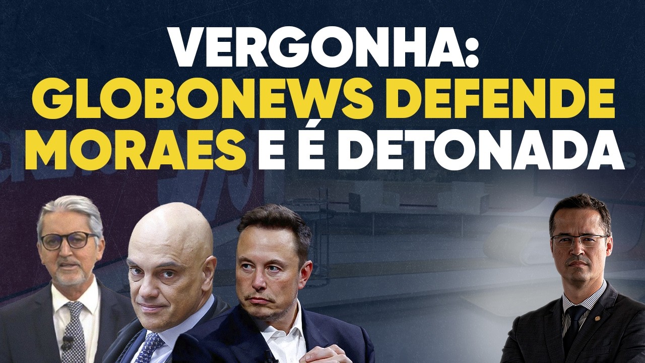 Finja surpresa: Globonews passa pano para Moraes e é detonada nas redes