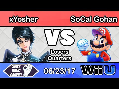MFDGA 23 - xYosher (Bayonetta) vs SoCal Gohan (Mario) Losers Quarters