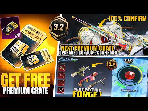 Next Mythic Forge Leaks | Next Premium Crates Confirmed? | Update 3.2 | PUBG MOBILE