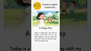 English Listening Practice – A Happy Day | Short English Story with Subtitles