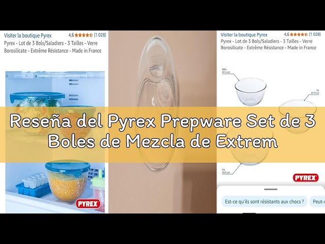 Vídeo relacionado con Pyrex Prepware Set de 3 Jarras Medidoras con Extrema Resistencia a los Choques Térmicos