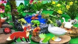 Wilde tiere mit spielzeug für kinder - Tiergeräusche für kinder youtube - Lernvideo für Kinder