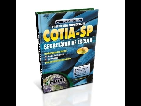 Apostila do Concurso Cotia 2015 - Secretário Escolar