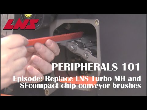 LNS Turbo Chip Conveyor Replacing MH and Sfcompact Brushes