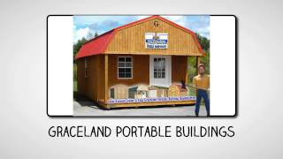 preview picture of video 'Portable buildings Walterboro SC - Graceland Portable Buildings Jones Vacuum Center'