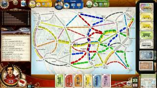-10- Let's Play Ticket to Ride USA 1910 Mega Map