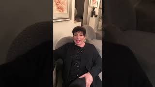 Liza Minelli celebrating Patsy&#39;s Italian Restaurant&#39;s 75th Anniversary