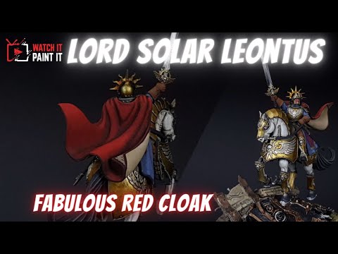 How to Paint and Highlight Red | Lord Solar Leontus Warhammer 40k