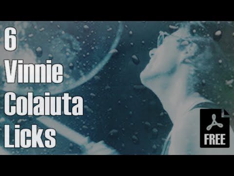 6 Vinnie Colaiuta Licks - Free PDF Transcriptions