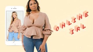 This Is What Nasty Gal Looks Like On A Full Bust In Real Life | Online IRL | ELLE