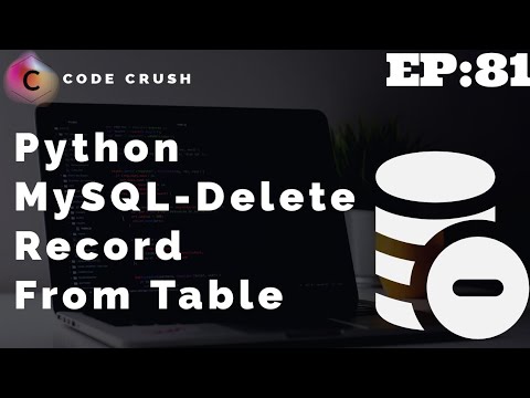 Python Database Connectivity Mysql Delete Table Record What Is Delete Query Python Mysql Delete