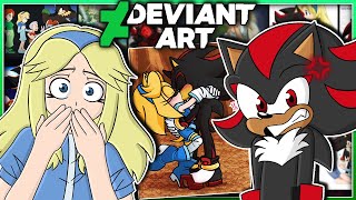 Shadow & Maria Visit DEVIANTART! - MARIA KISSING SHADOW!