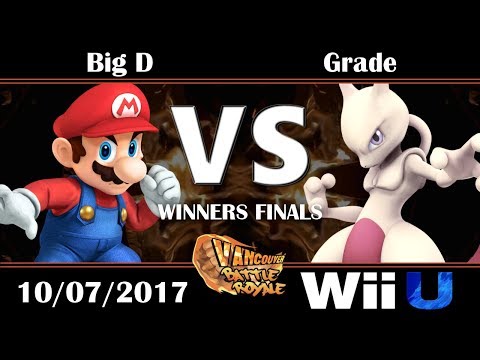 VBR Wii U Singles: Winners Finals - CACAW|Big D (Mario) vs FVS|Grade (Mewtwo)