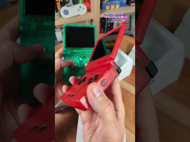 Vídeo relacionado con CBDYWVR Funda de Transporte rígida para Anbernic RG35XXSP/RG35XXSP Flip/RG34XXSP/Gameboy Advance SP Retro Consola de Juegos portátil, Caja de Almacenamiento de Viaje para RG35XXSP con Bolsa de Malla