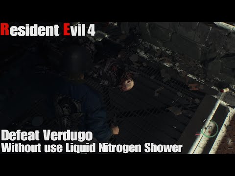 Resident Evil 4 Remake - Defeat Verdugo "Without using liquid nitrogen shower" & Waterway Guide
