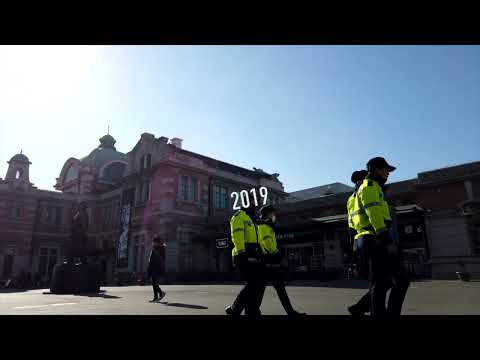 Edifício da antiga estação de Seul HD 1080p