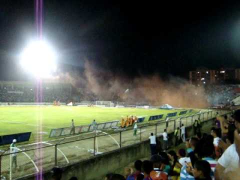 "LA SALIDA DEL UNION MAGDALENA EN LA FINAL..." Barra: Garra Samaria Norte • Club: Unión Magdalena