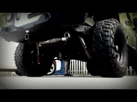 aFe Power Scorpion Muffler (On a 2007 Jeep Wrangler Unlimited Sahara)