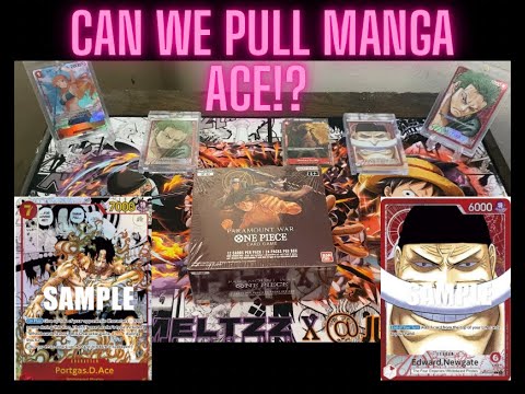 OP-02 BOOSTER BOX OPENING, CHASING MANGA ACE!