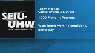 Healthcare workers to picket at Sutter Health in Sacramento