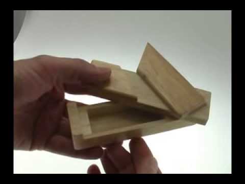 Solution for Secret Opening Box from Puzzle Master Wood Puzzles